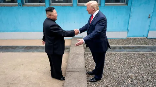 Donald Trump și Kim Jong Un, în 2019. Sursa foto: Hepta/Mediafax Foto