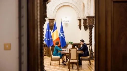 Maia Sandu si NIcusor Dan in Romania