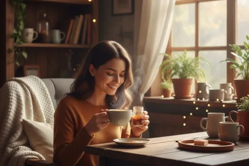 Cafea cu scortisoara